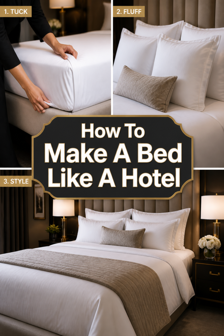 🛏️ How To Make A Bed Like A Hotel