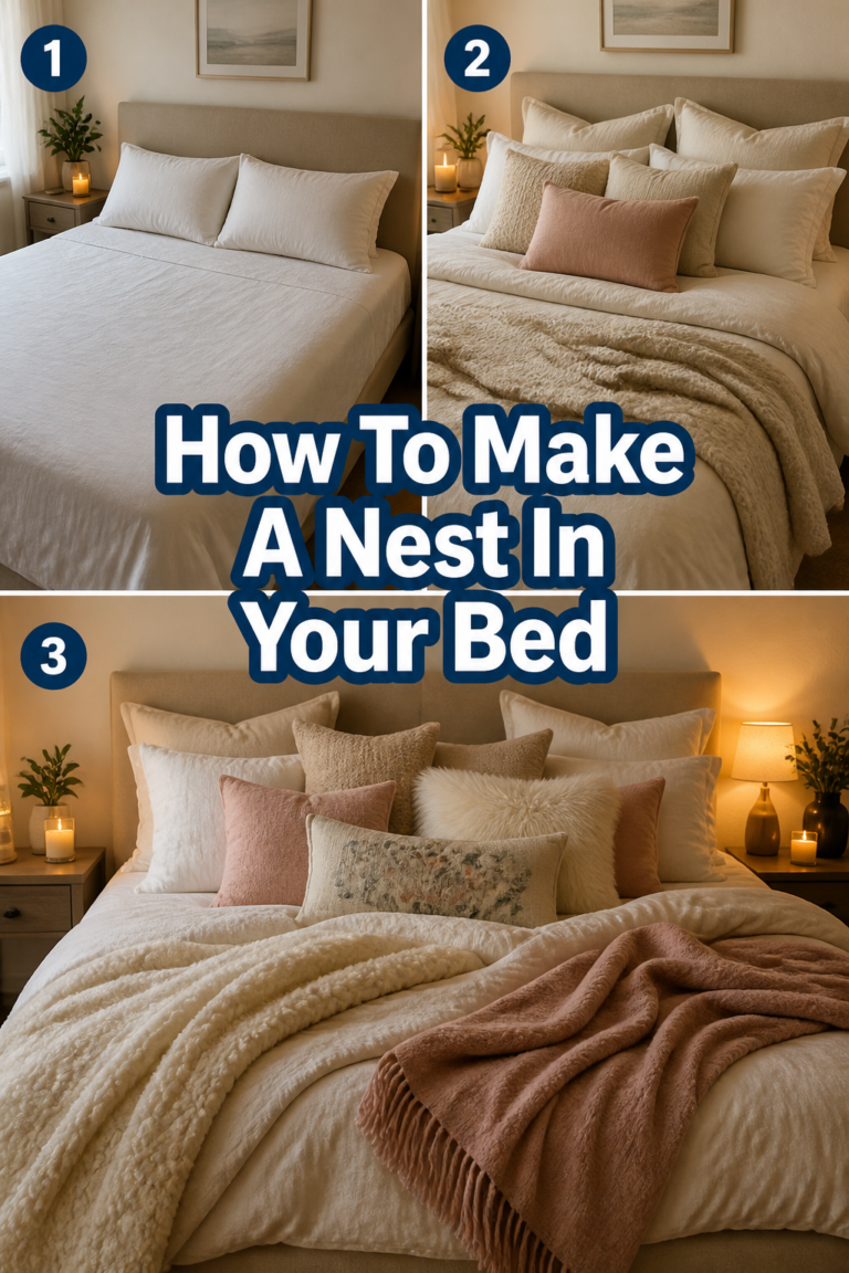 🛌 How To Make A Nest In Your Bed