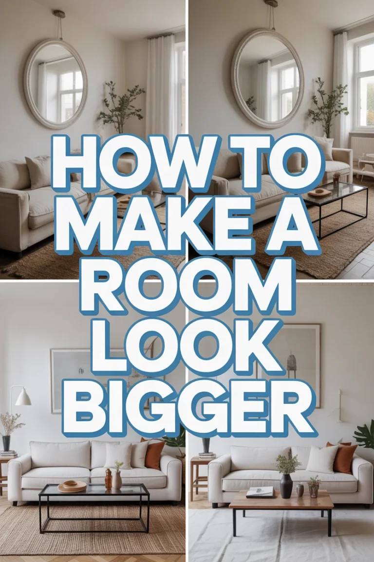 🏠 How To Make A Room Look Bigger
