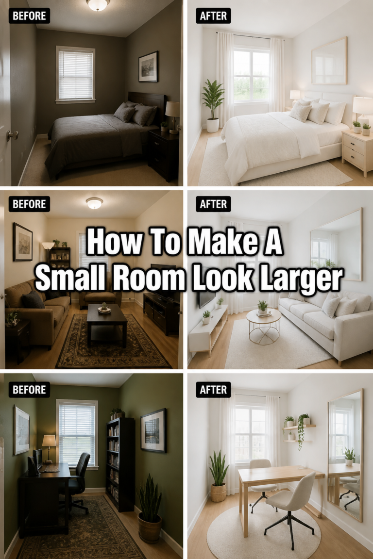 ✨ How To Make A Small Room Look Larger