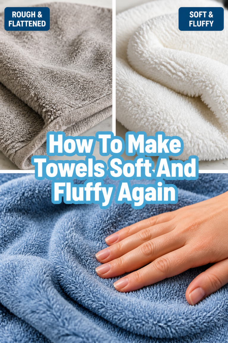 How To Make Towels Soft And Fluffy Again