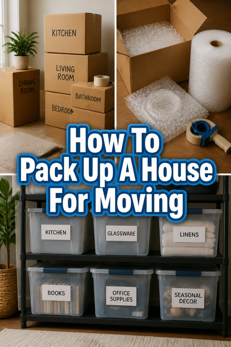 🏡 How To Pack Up A House For Moving