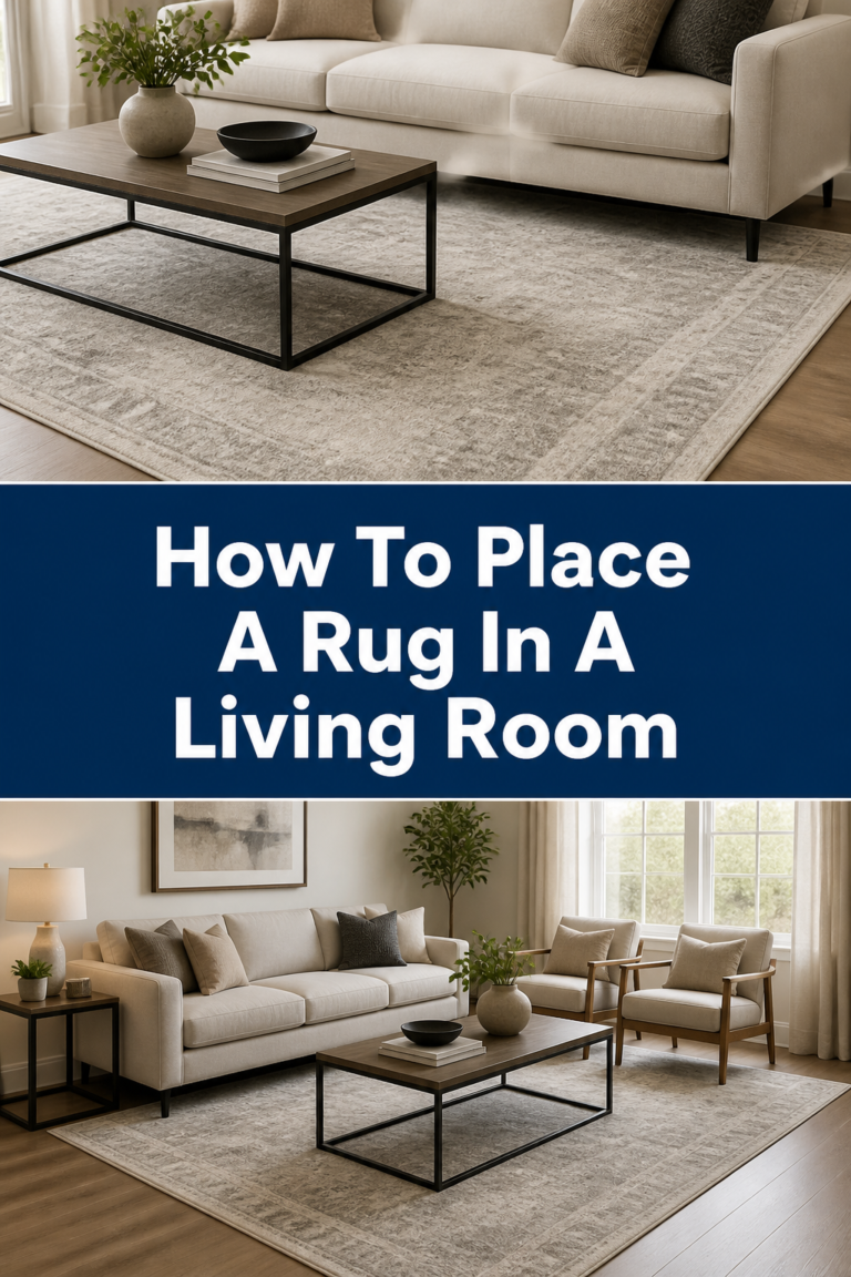 🛋️ How To Place A Rug In A Living Room