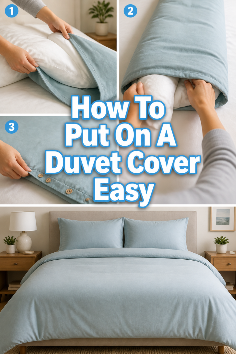 🛌 How To Put On A Duvet Cover Easy
