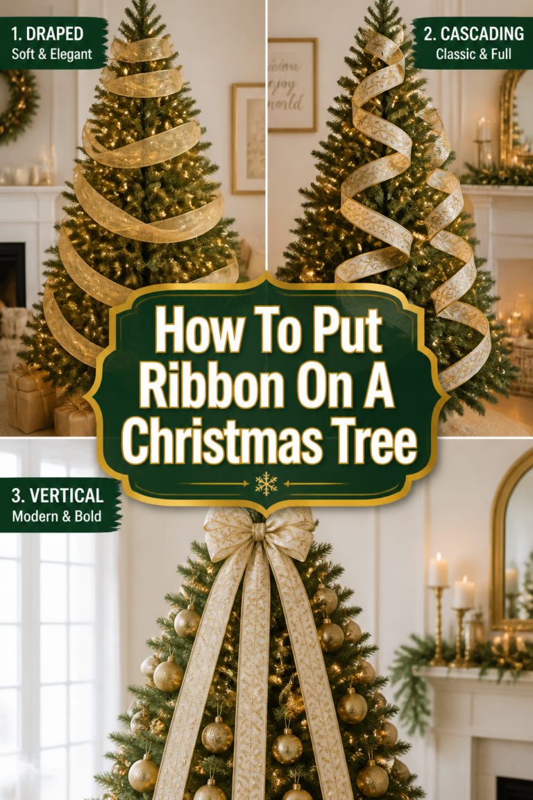 🎄 How To Put Ribbon On A Christmas Tree