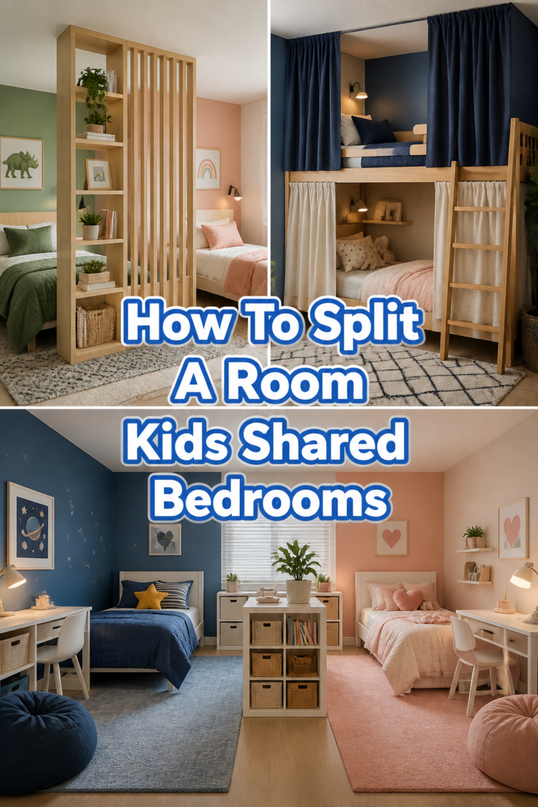 🏠 How To Split A Room Kids Shared Bedrooms