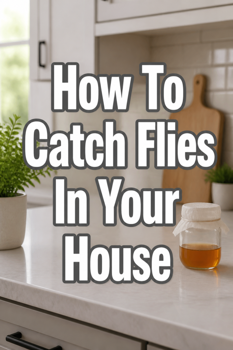 ✨ How To Catch Flies In Your House