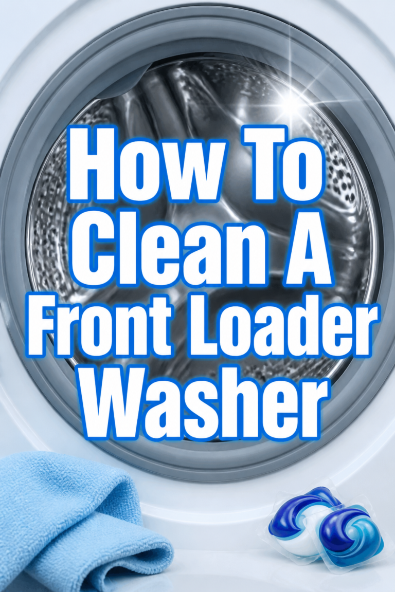 🧺 How To Clean A Front Loader Washer