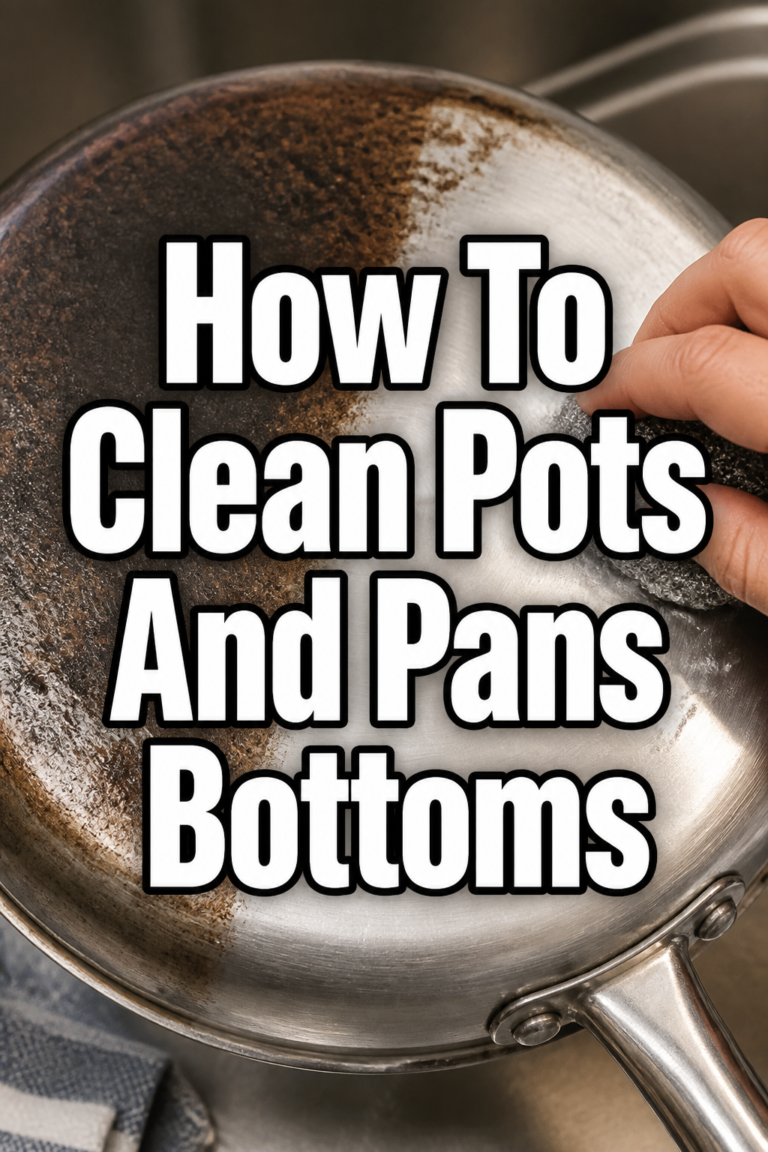 🍳 How To Clean Pots And Pans Bottoms