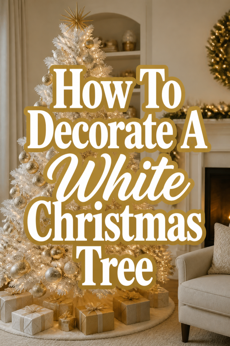 🎄 How To Decorate A White Christmas Tree