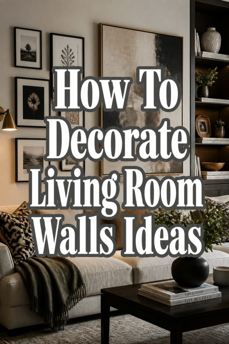 🖼️ How To Decorate Living Room Walls Ideas