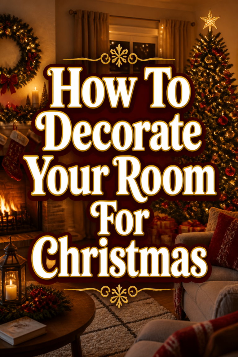 🎄 How To Decorate Your Room For Christmas