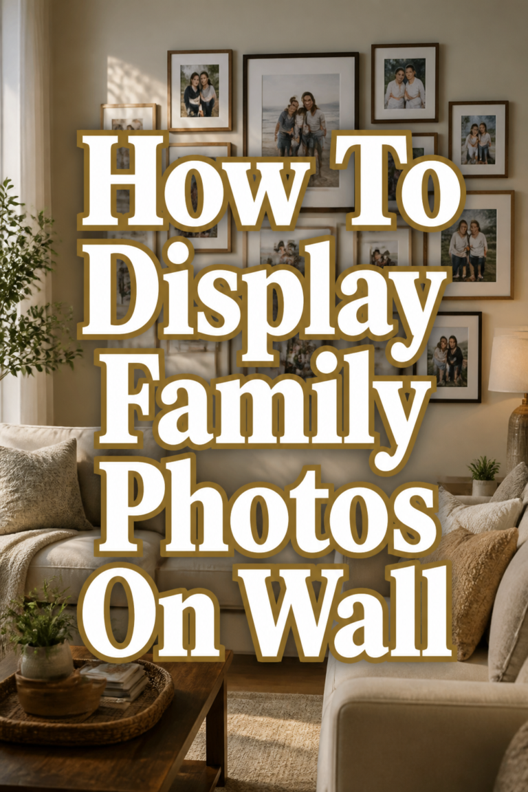 🖼️ How To Display Family Photos On Wall