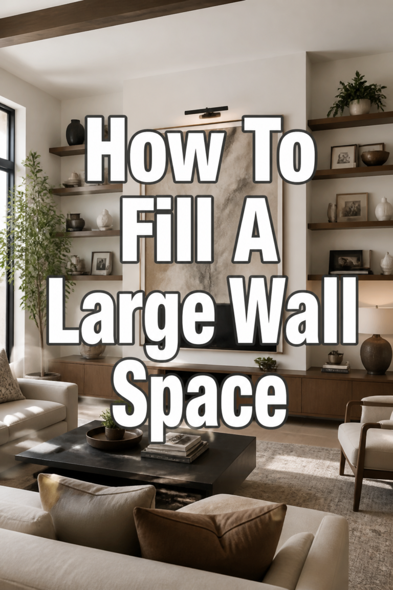 🖼️ How To Fill A Large Wall Space