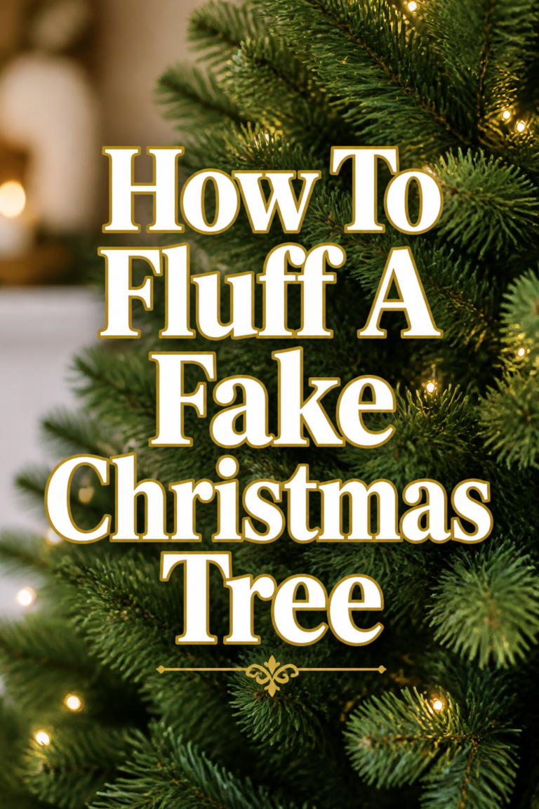 🎄 How To Fluff A Fake Christmas Tree