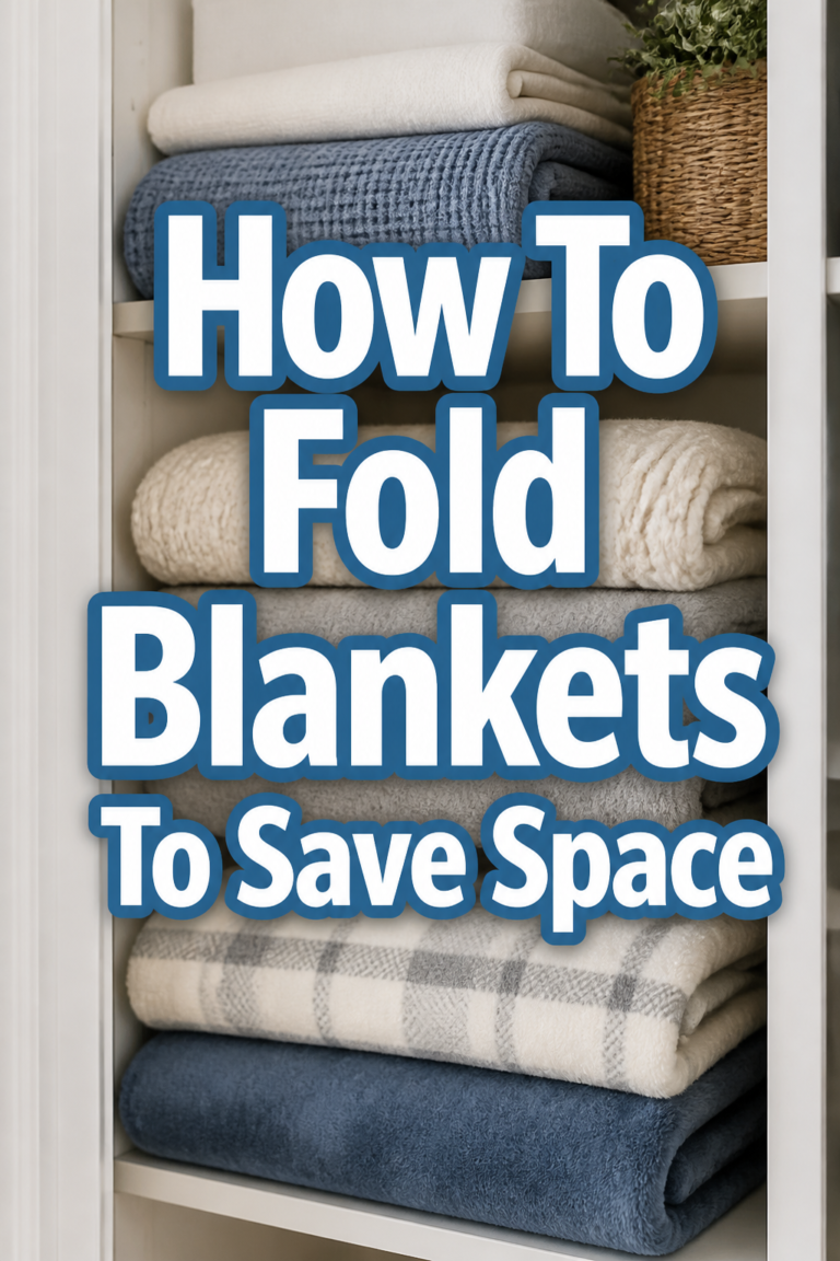 ✨ How To Fold Blankets To Save Space