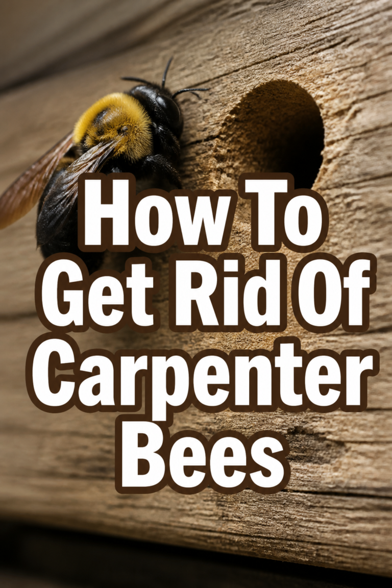 🏠 How To Get Rid Of Carpenter Bees