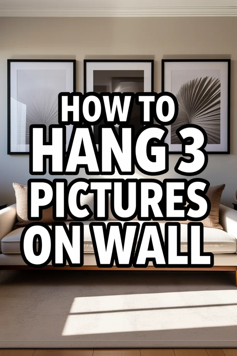 🖼️ How To Hang 3 Pictures On Wall