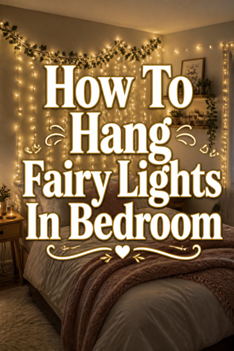 🛏 How To Hang Fairy Lights In Bedroom