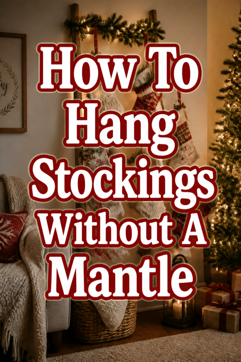 🎄 How To Hang Stockings Without A Mantle