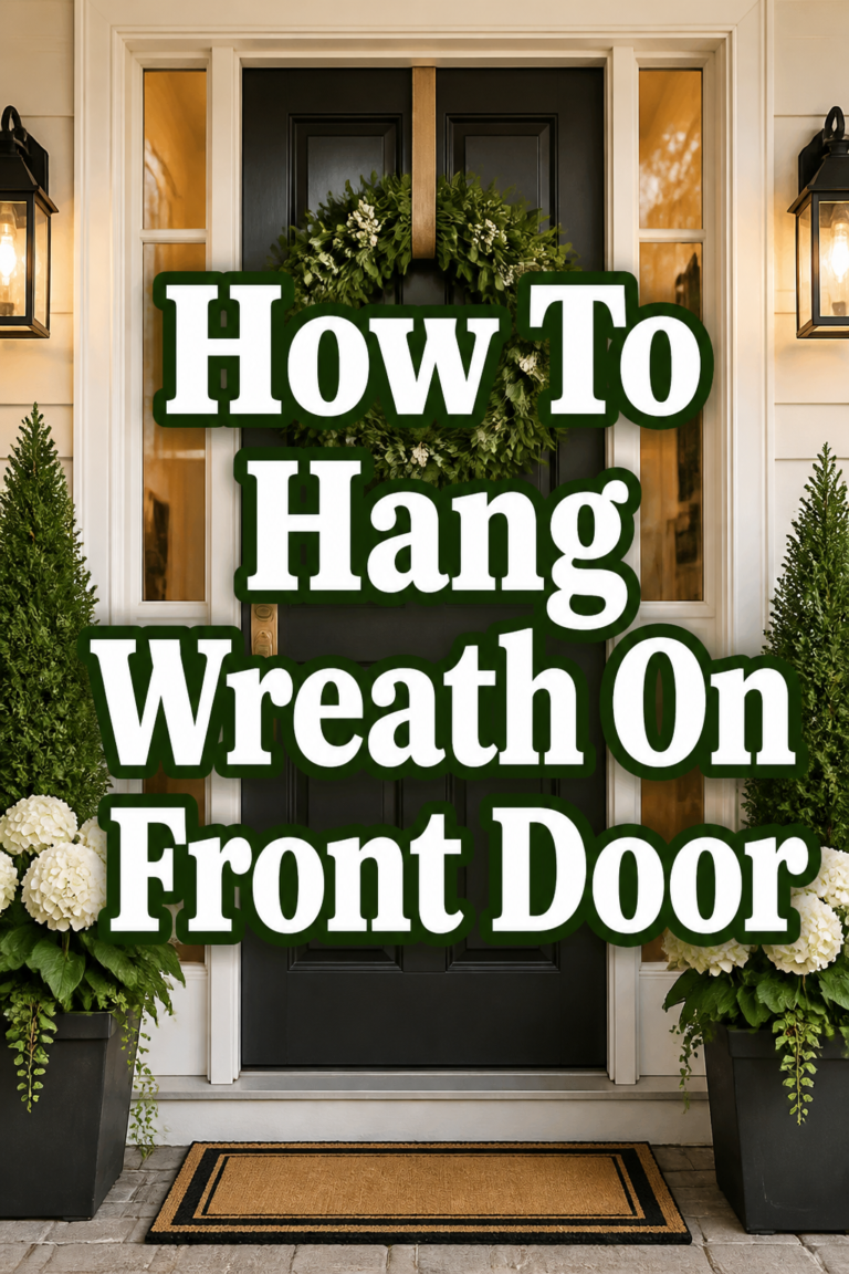 ✨ How To Hang Wreath On Front Door