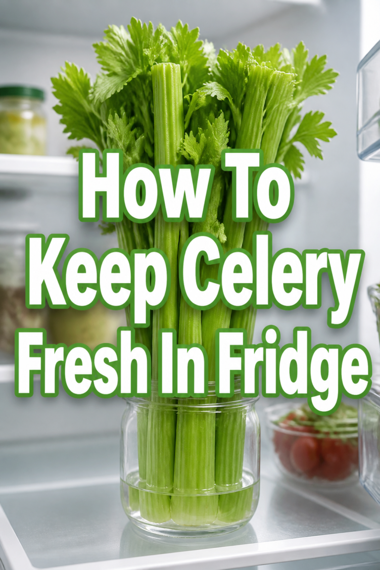 🥬 How To Keep Celery Fresh In Fridge