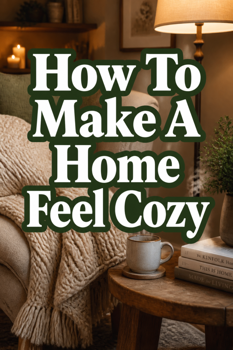 🏡 How To Make A Home Feel Cozy