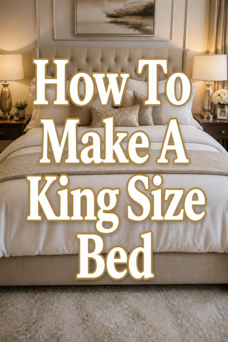 ✨ How To Make A King Size Bed