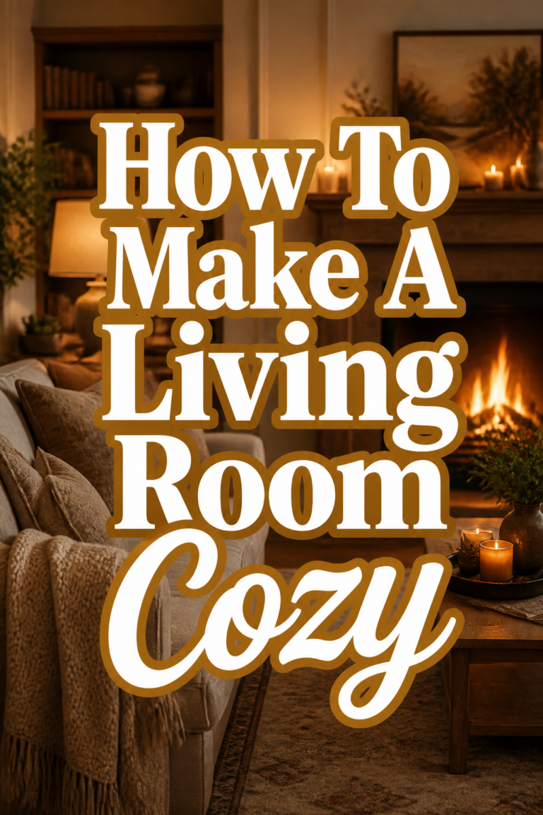 🏡 How To Make A Living Room Cozy