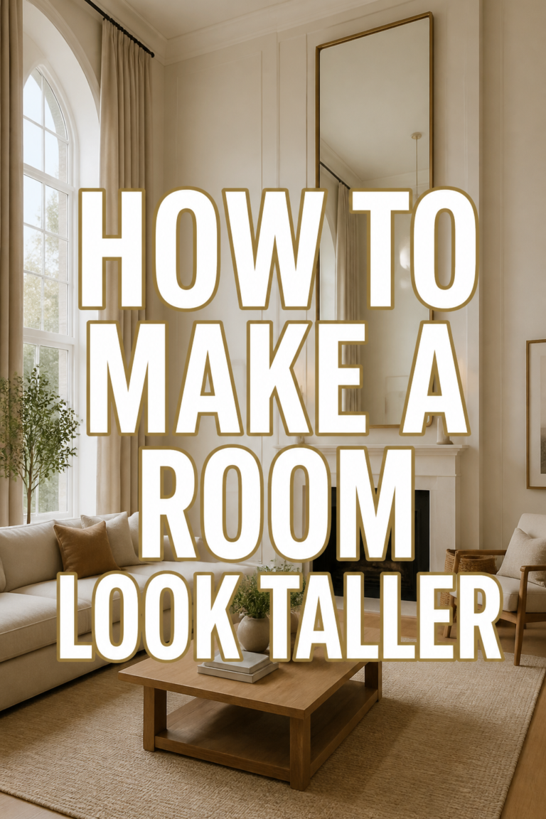 ⬆️ How To Make A Room Look Taller