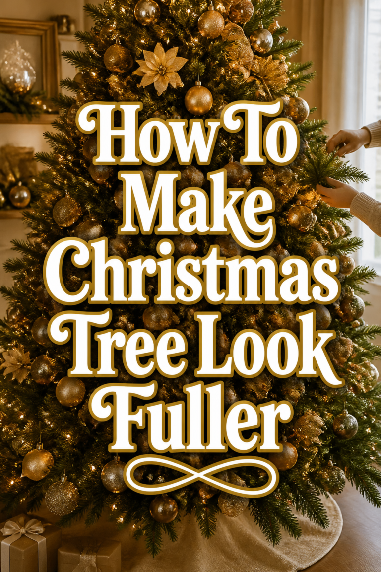 🎄 How To Make Christmas Tree Look Fuller