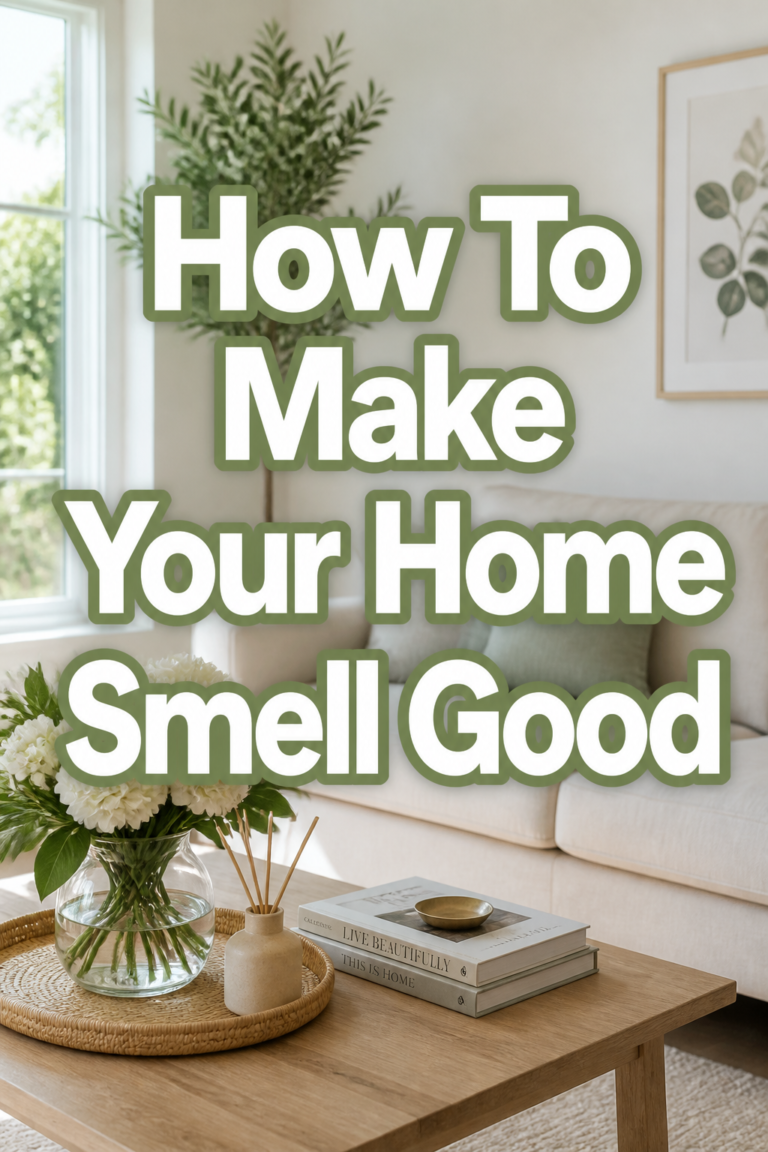🌸 How To Make Your Home Smell Good
