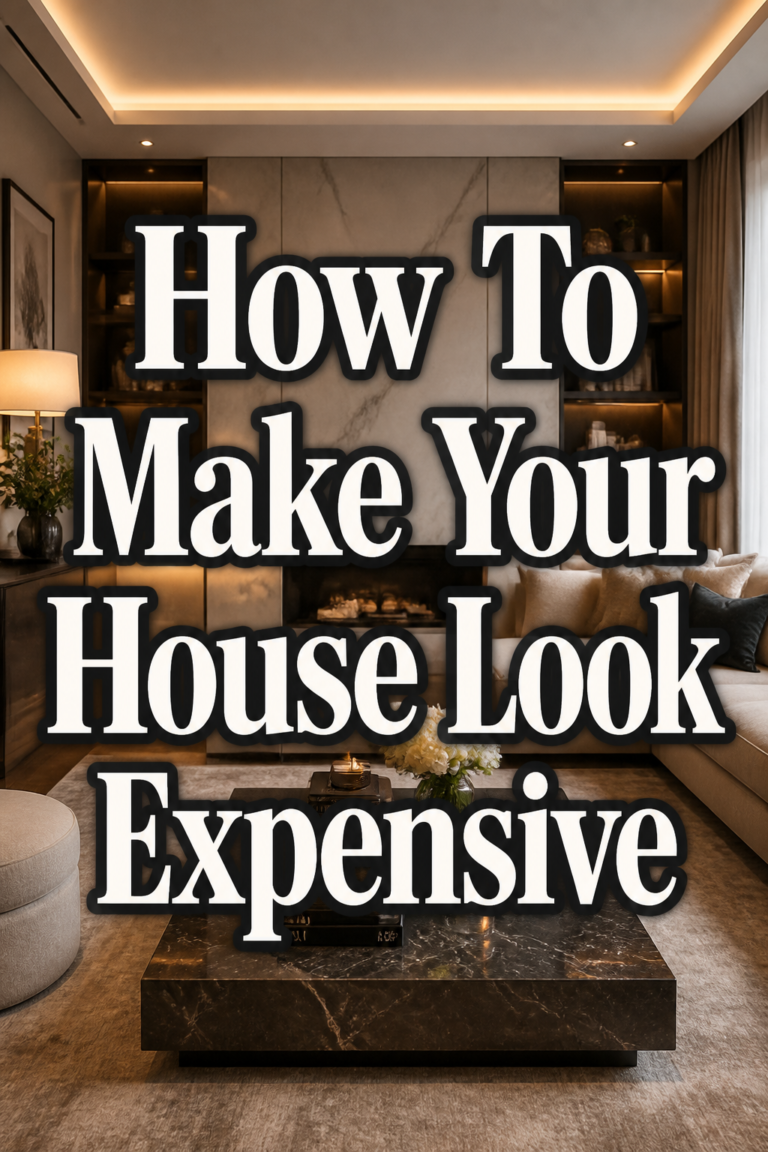 🏡 How To Make Your House Look Expensive