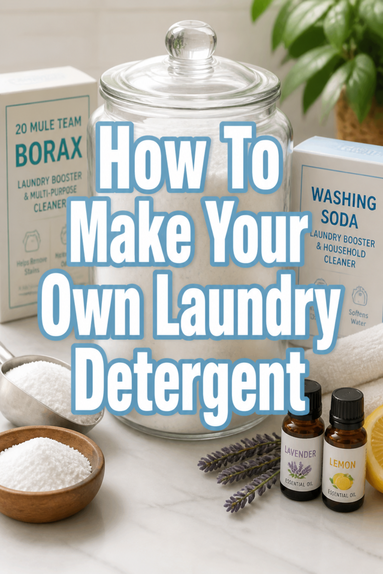 🧺 How To Make Your Own Laundry Detergent