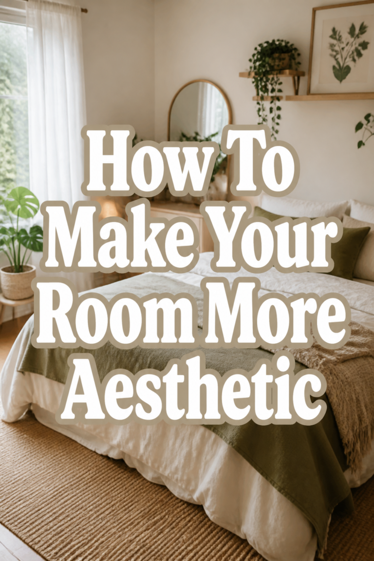 ✨ How To Make Your Room More Aesthetic