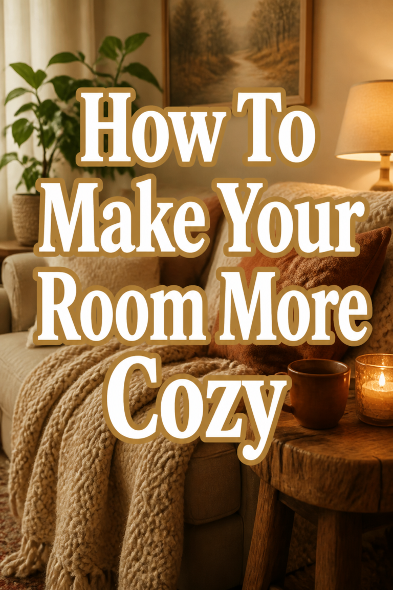 🛋️ How To Make Your Room More Cozy