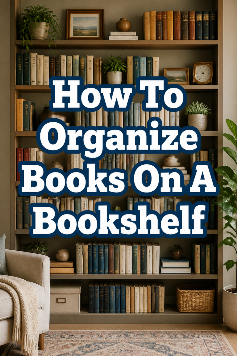 📚 How To Organize Books On A Bookshelf