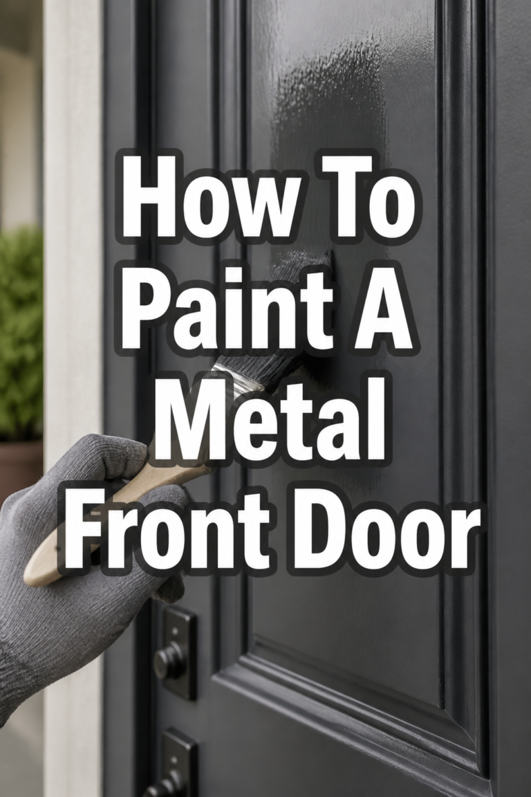 🚪 How To Paint A Metal Front Door
