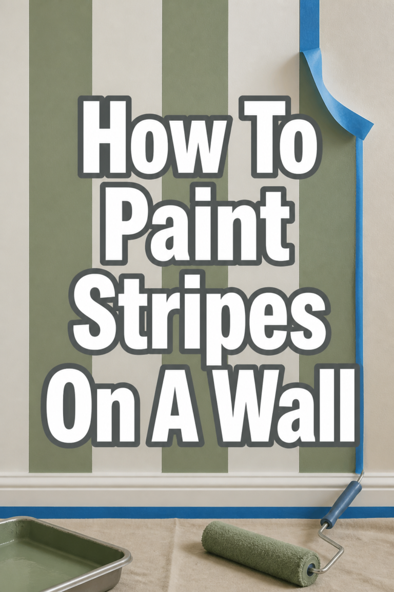 🎨 How To Paint Stripes On A Wall