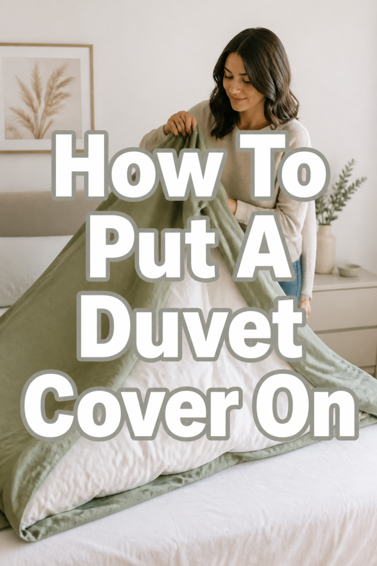 🛌 How To Put A Duvet Cover On