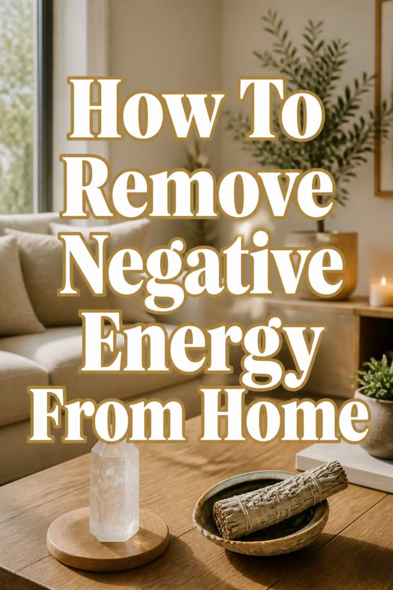 ✨ How To Remove Negative Energy From Home