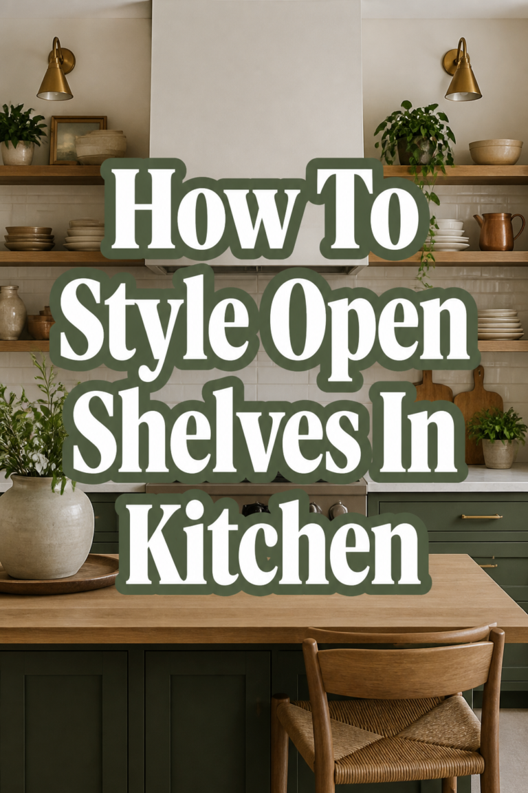 ✨ How To Style Open Shelves In Kitchen